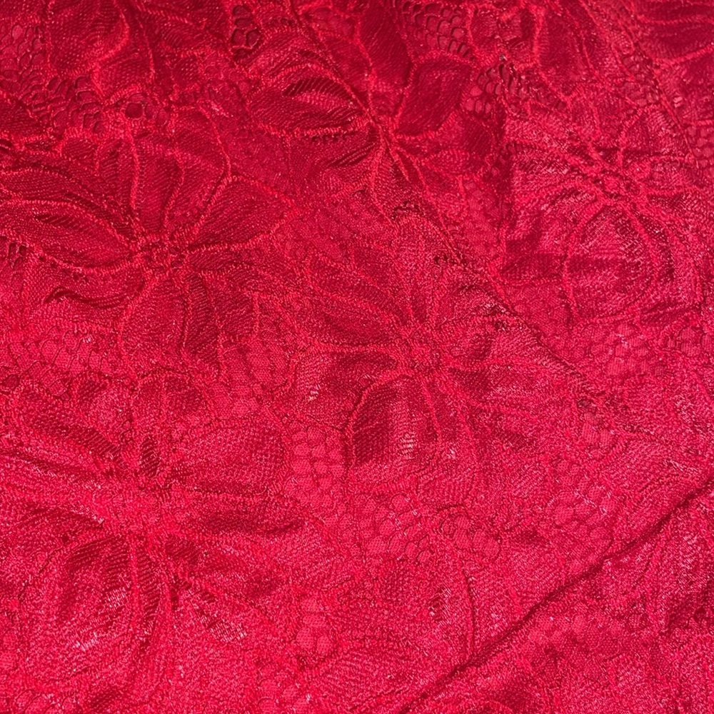 Lineas Red Mini Dress - Picture 4 of 4